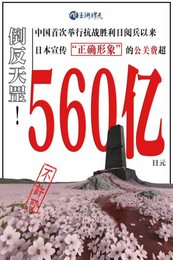 低息配资 中国抗战阅兵以来日本砸560亿搞公关